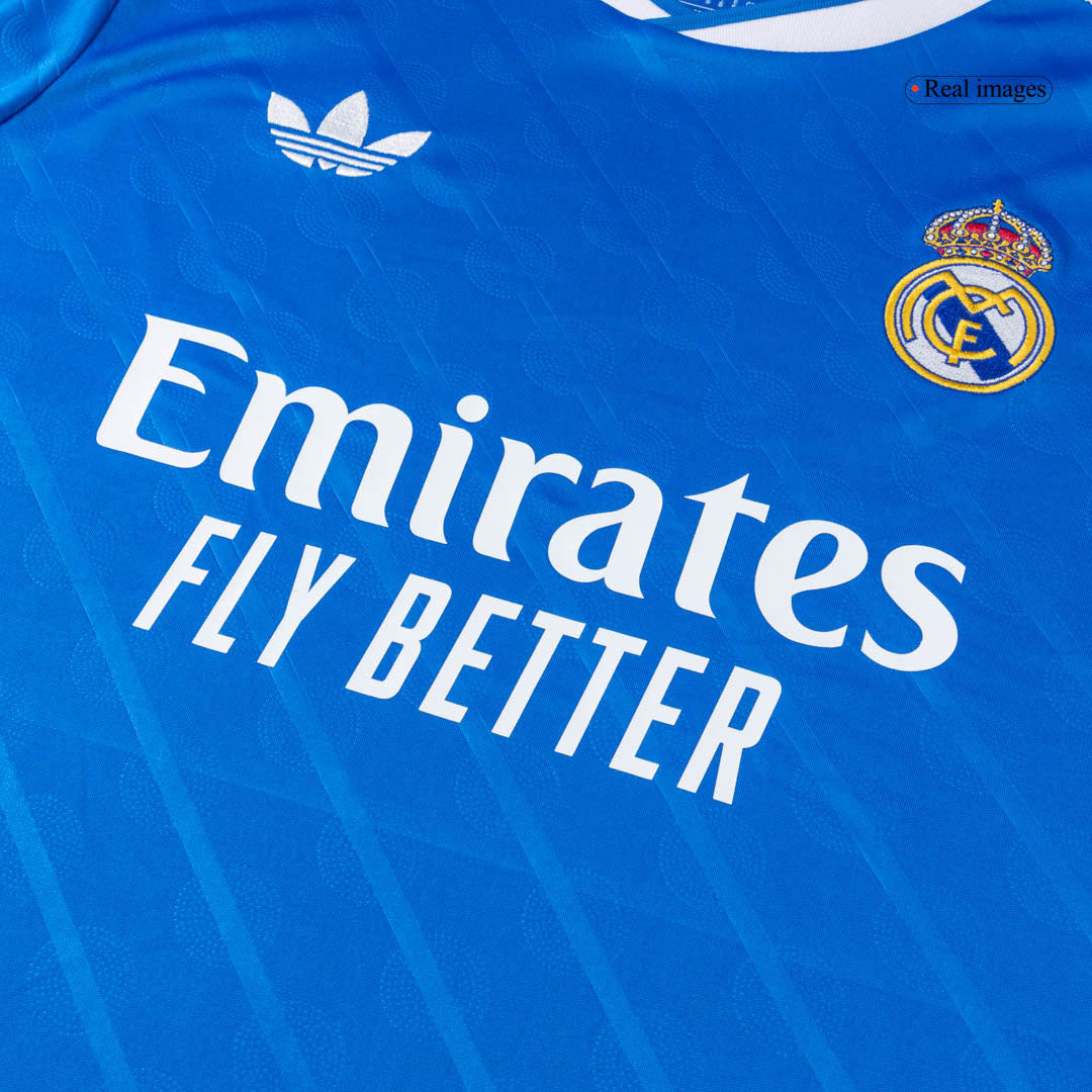 Tricouri Fotbal Real Madrid BELLINGHAM #5 Treilea 2025/26 (mărime mare)