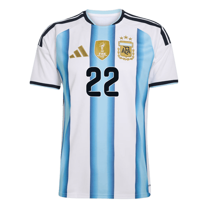 Tricouri Fotbal Argentina L.MARTÍNEZ #22 Acasă Cupa Mondială 2026 - Premium