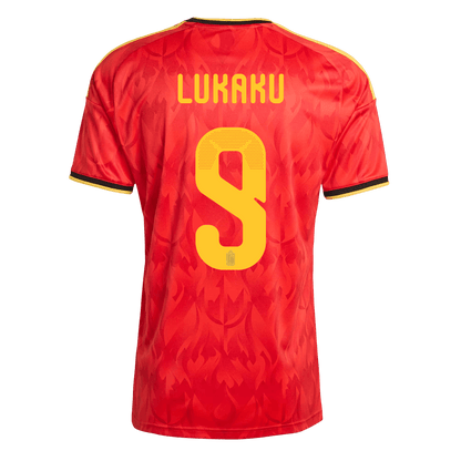 Tricouri Fotbal Belgium LUKAKU #9 Acasă Cupa Mondială 2026