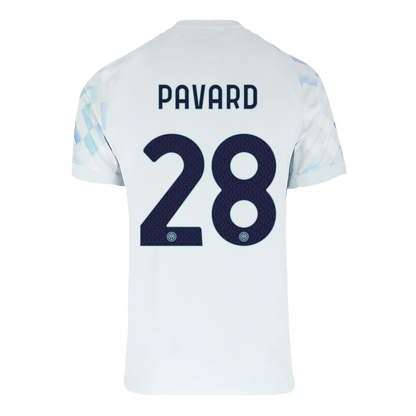 Tricouri Fotbal Inter Milano PAVARD #28 Deplasare 2025/26