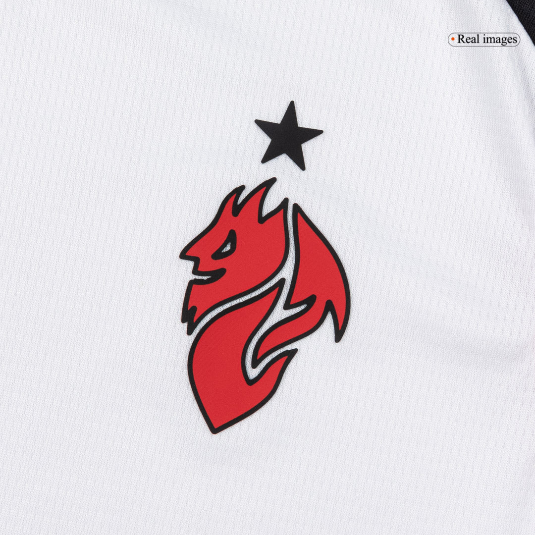 Set Tricouri Fotbal AC Milan Deplasare 2025/26 Pentru Copii