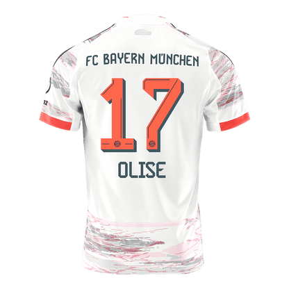 Tricouri Fotbal Bayern Munchen OLISE #17 Deplasare 2025/26