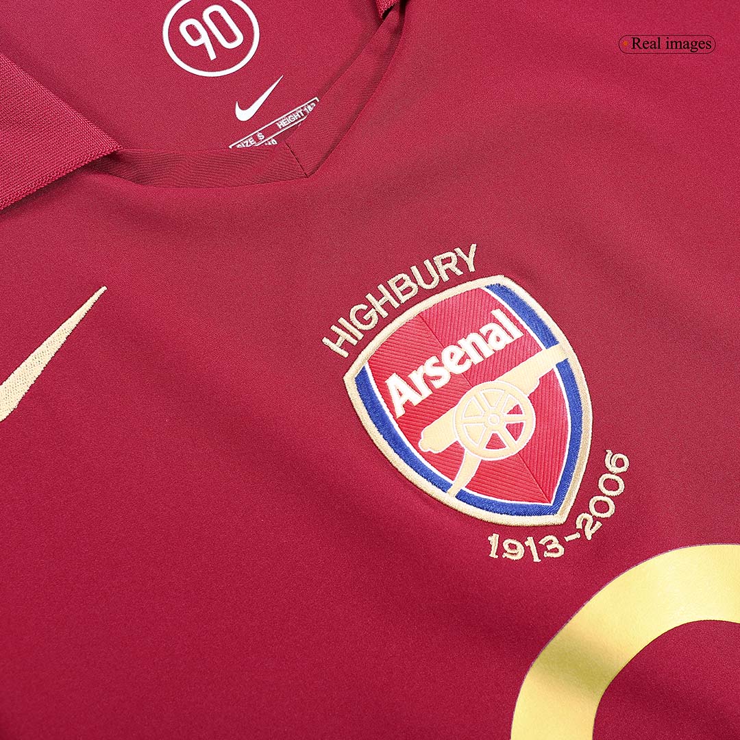 Tricouri Fotbal Vintage Arsenal HENRY #14 Acasă 2005/06