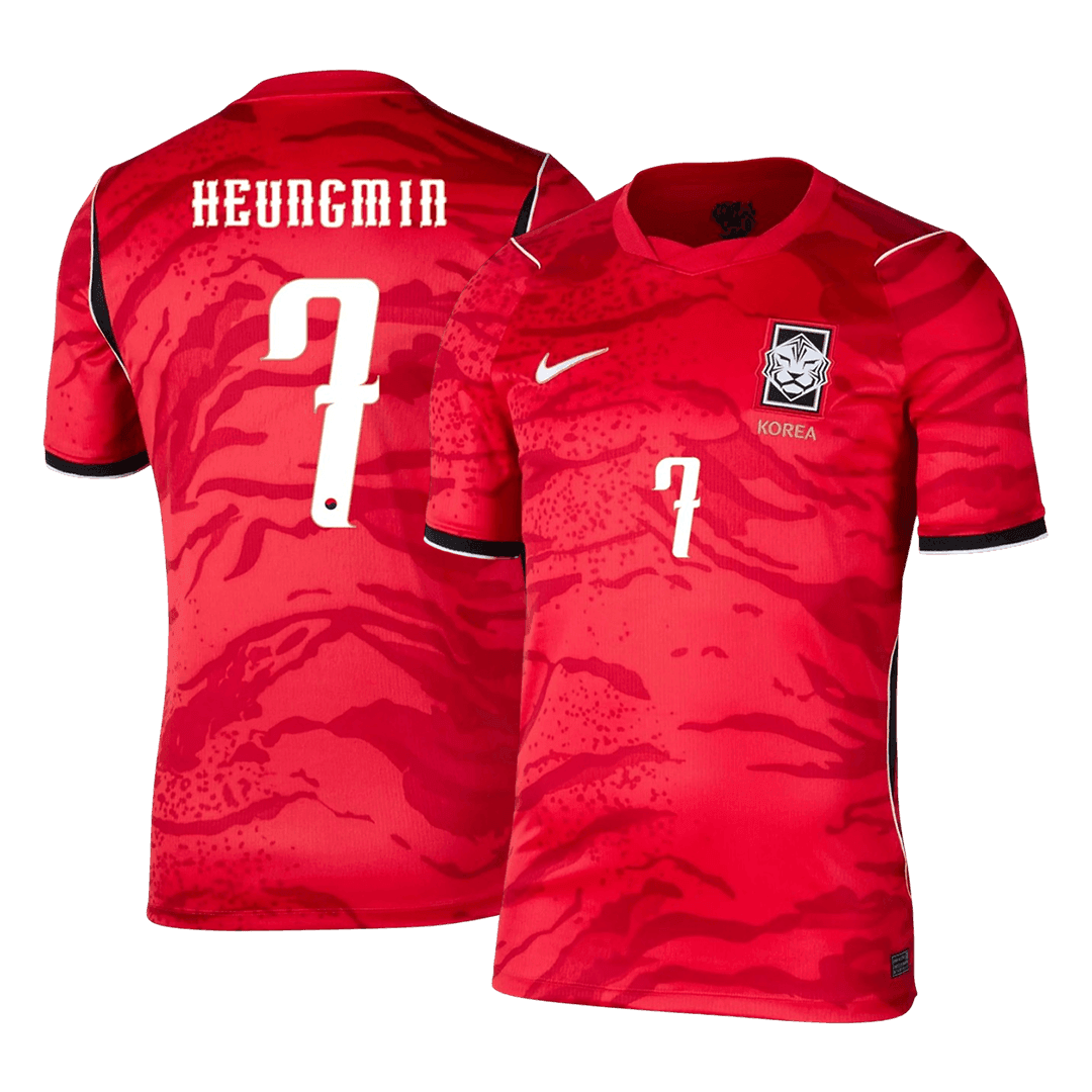 Tricouri Fotbal South Korea HEUNGMIN #7 Acasă Cupa Mondială 2026