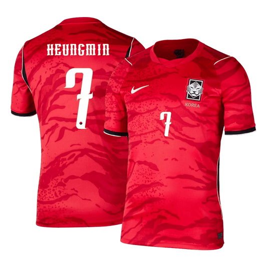 Tricouri Fotbal South Korea HEUNGMIN #7 Acasă Cupa Mondială 2026
