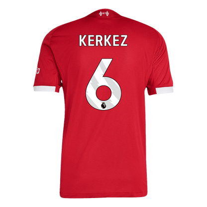 Tricouri Fotbal Liverpool KERKEZ #6 Acasă 2025/26 Authentic