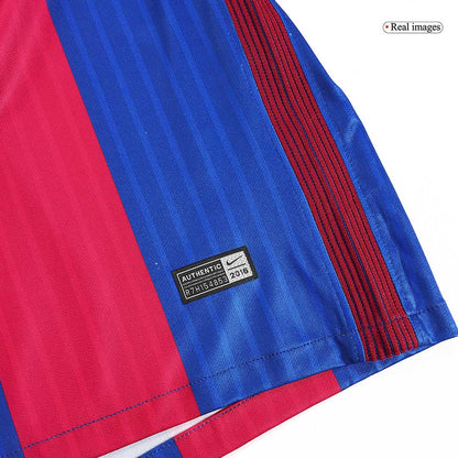 Tricouri Fotbal Vintage Barcelona Acasă 2016/17