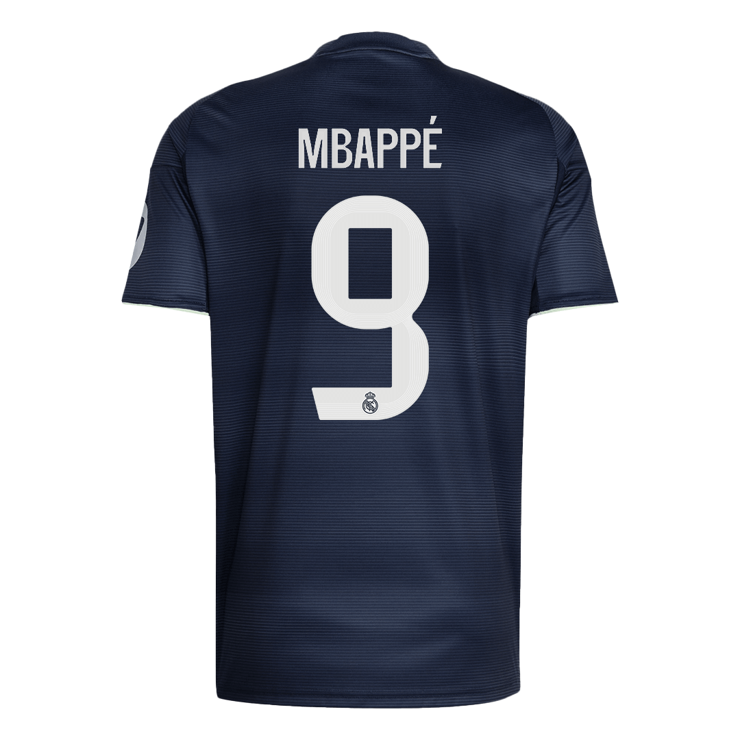Tricouri Fotbal Real Madrid MBAPPÉ #9 Deplasare 2025/26 - Premium
