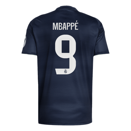 Tricouri Fotbal Real Madrid MBAPPÉ #9 Deplasare 2025/26 - Premium