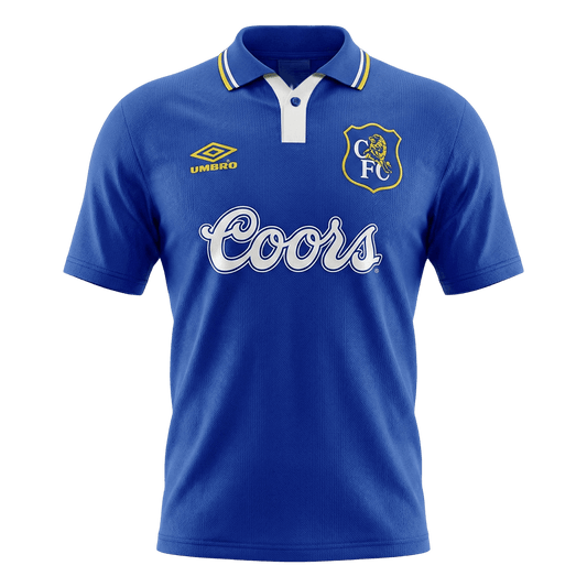 Tricouri Fotbal Vintage Chelsea Acasă 95/97