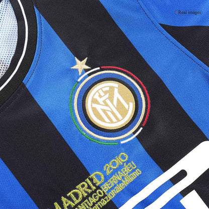 Tricouri Fotbal Vintage Inter Milano Acasă 2009/10 - UCL Final