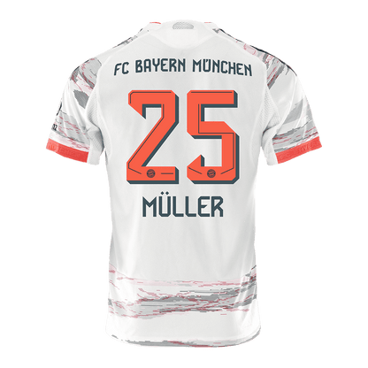 Tricouri Fotbal Bayern Munchen MÜLLER #25 Deplasare 2025/26 Authentic