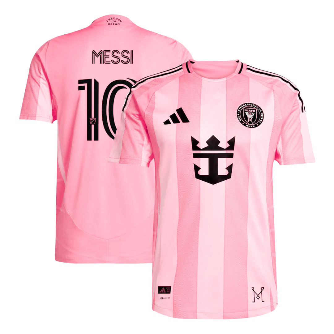 Tricouri Fotbal Inter Miami CF MESSI #10 Acasă 2025 Authentic