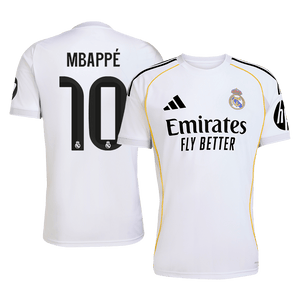 Tricouri Fotbal Real Madrid MBAPPÉ #10 Acasă 2025/26 - Premium (mărime mare)