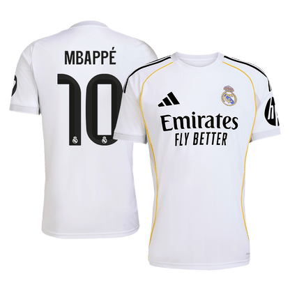 Tricouri Fotbal Real Madrid MBAPPÉ #10 Acasă 2025/26 - Premium (mărime mare)