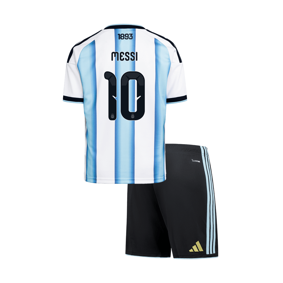 Set Tricouri Fotbal Argentina MESSI #10 Acasă Cupa Mondială 2026 Pentru Copii - Super