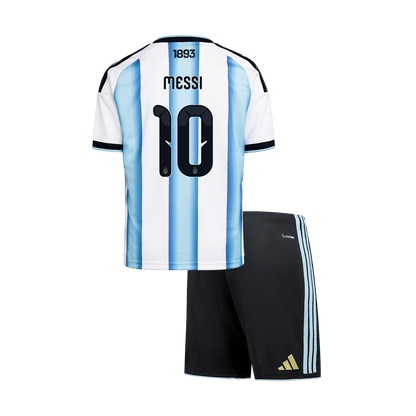 Set Tricouri Fotbal Argentina MESSI #10 Acasă Cupa Mondială 2026 Pentru Copii - Super