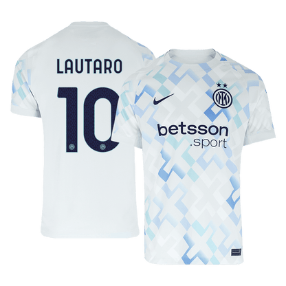Tricouri Fotbal Inter Milano LAUTARO #10 Deplasare 2025/26