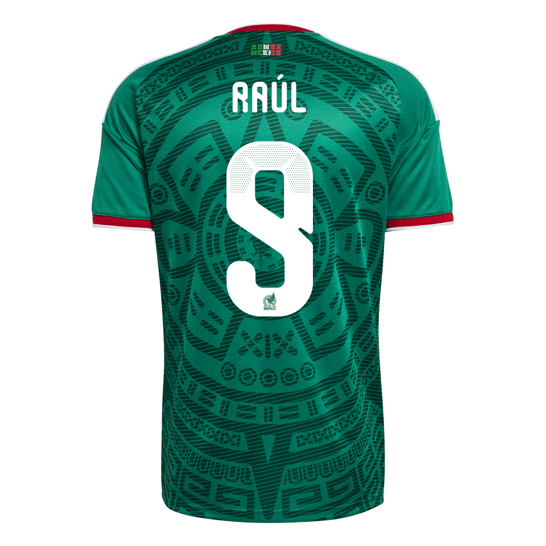Tricouri Fotbal Mexico Raúl #9 Acasă Cupa Mondială 2026 - Premium