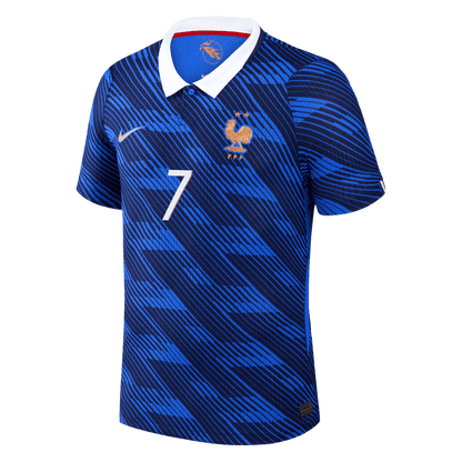 Tricouri Fotbal Franța DEMBELE #7 Acasă Cupa Mondială 2026 Authentic
