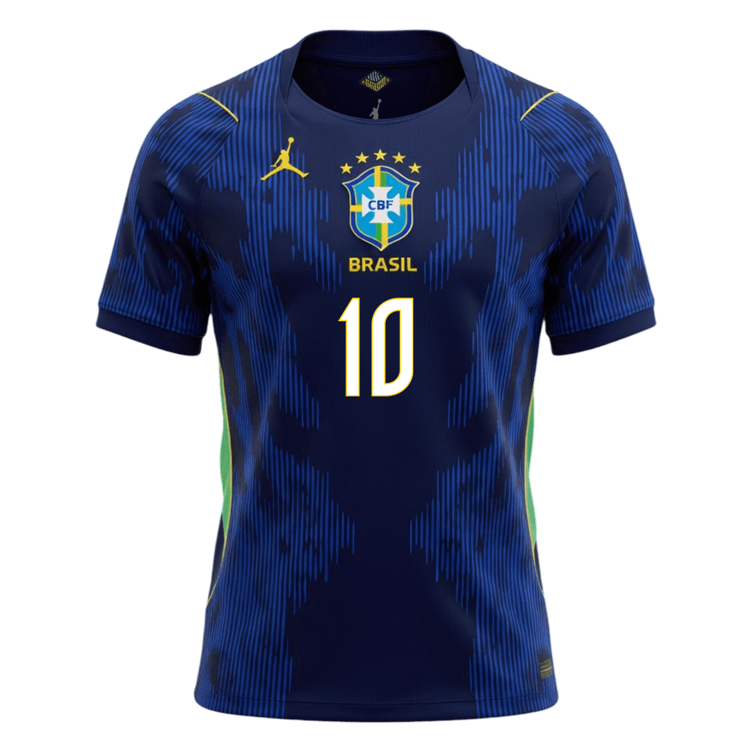 Tricouri Fotbal Brazilia NEYMAR JR. #10 Deplasare Cupa Mondială 2026