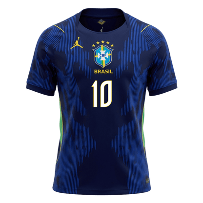 Tricouri Fotbal Brazilia NEYMAR JR. #10 Deplasare Cupa Mondială 2026
