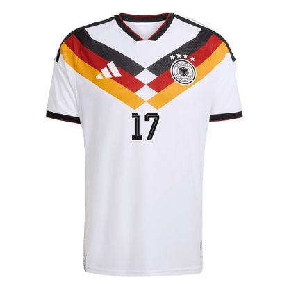 Tricouri Fotbal Germania WIRTZ #17 Acasă Cupa Mondială 2026 Authentic