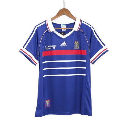 Tricouri Fotbal Vintage Franța Acasă 1998