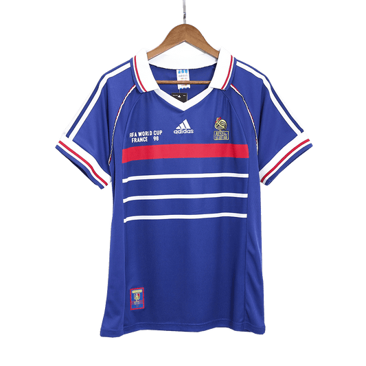 Tricouri Fotbal Vintage Franța Acasă 1998