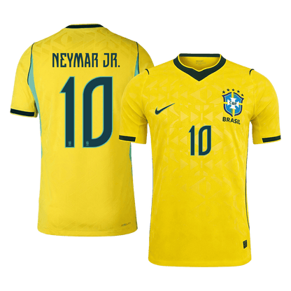 Tricouri Fotbal Brazilia NEYMAR JR. #10 Acasă Cupa Mondială 2026 Authentic