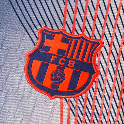 Set Bluză Barcelona 2025/26 Pentru Copii - Black&Orange
