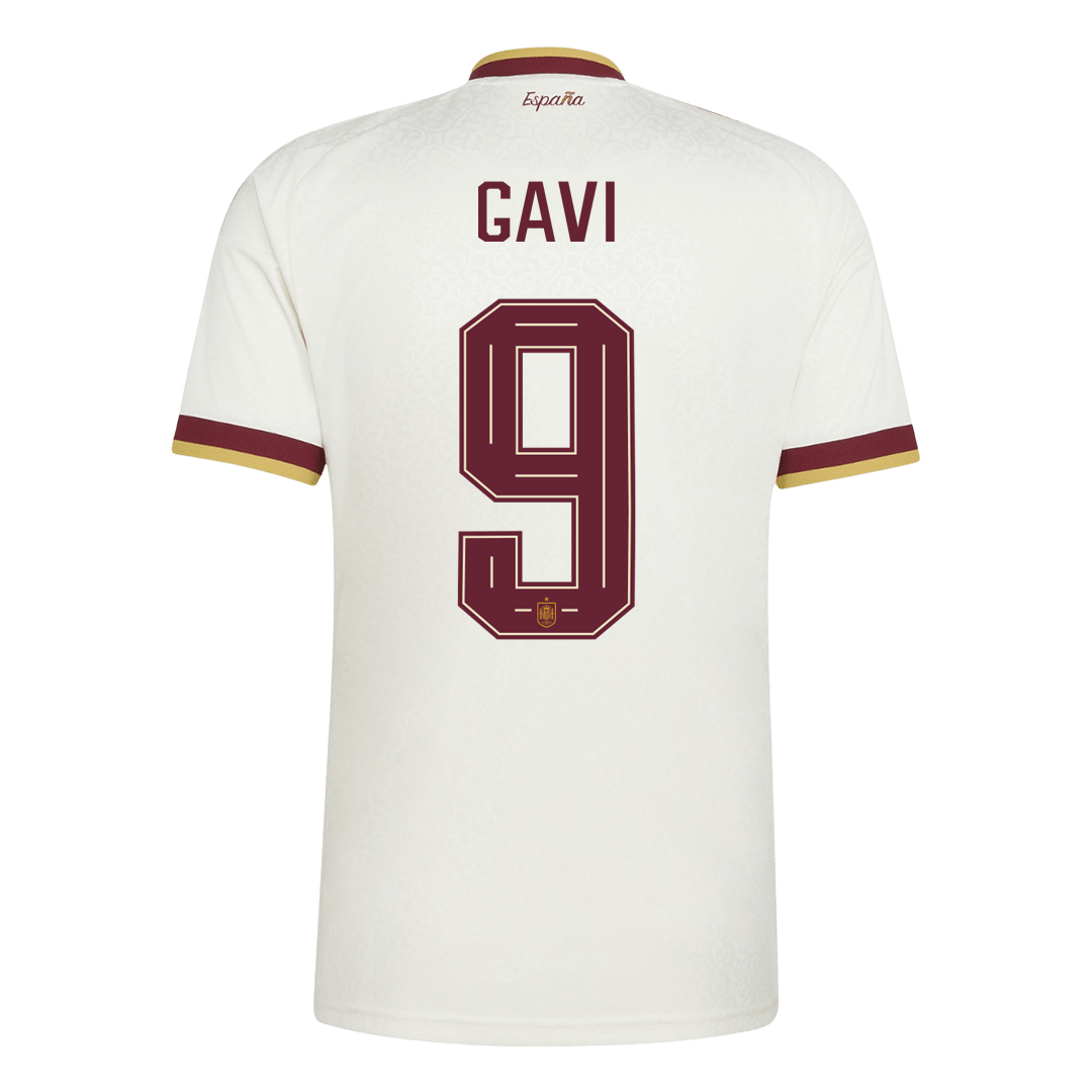 Tricouri Fotbal Spania GAVI #9 Deplasare Cupa Mondială 2026