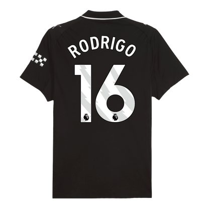Tricouri Fotbal Manchester City RODRIGO #16 Deplasare 2025/26 Authentic