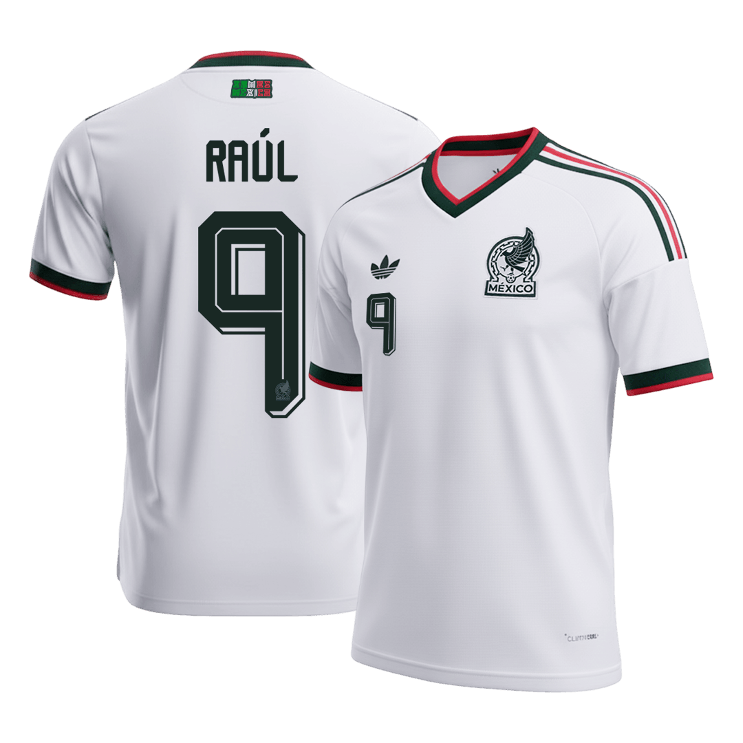 Tricouri Fotbal Mexico RAÚL #9 Deplasare Cupa Mondială 2026