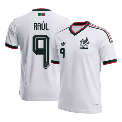Tricouri Fotbal Mexico RAÚL #9 Deplasare Cupa Mondială 2026