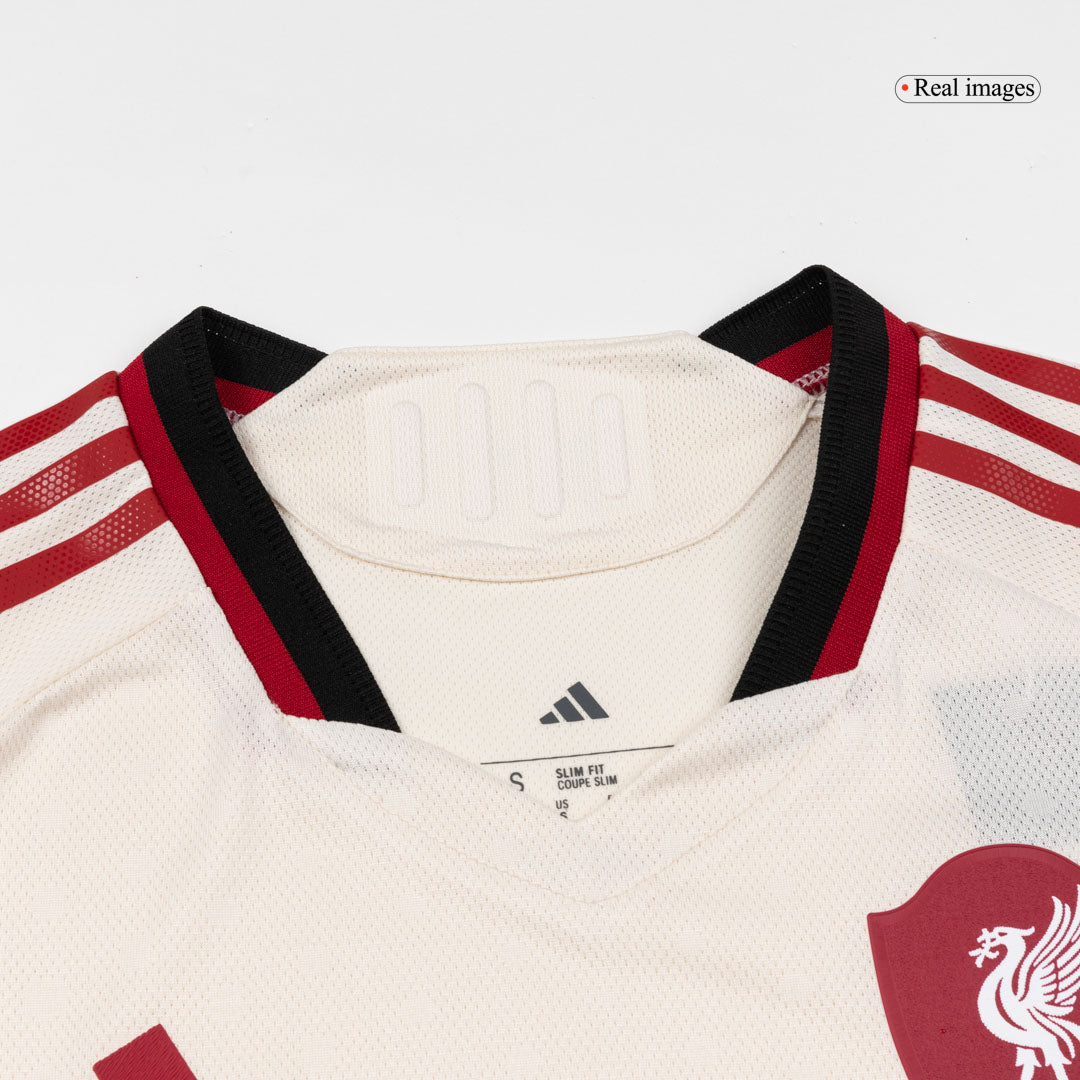 Tricouri Fotbal Liverpool SZOBOSZLAI #8 Deplasare 2025/26 Authentic