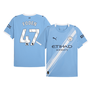 Tricouri Fotbal Manchester City FODEN #47 Acasă 2025/26 - Premium (mărime mare)