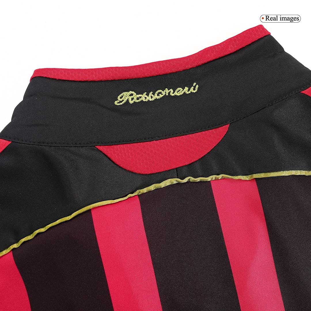 Tricouri Fotbal Vintage AC Milan MALDINI #3 Acasă 2006/07