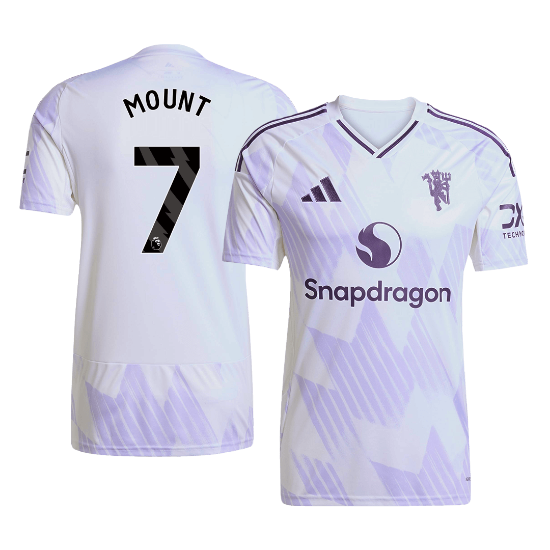 Tricouri Fotbal Manchester United MOUNT #7 Deplasare 2025/26