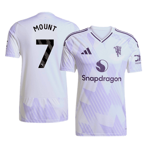 Tricouri Fotbal Manchester United MOUNT #7 Deplasare 2025/26