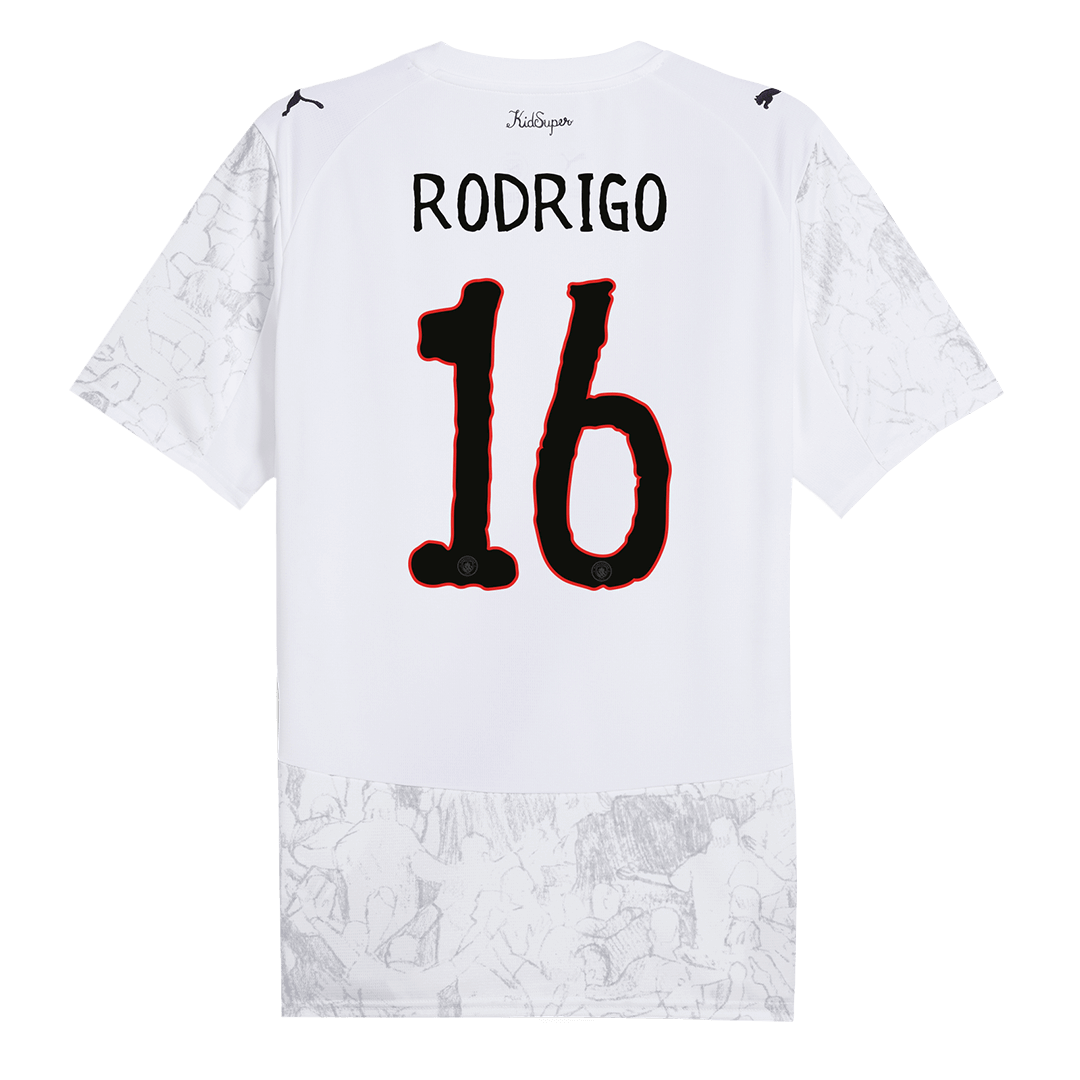 Tricouri Fotbal Manchester City KidSuper RODRIGO #16 2025/26 - Club World Cup (mărime mare)