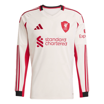 Tricouri Fotbal Liverpool Deplasare 2025/26 Mânecă Lungă