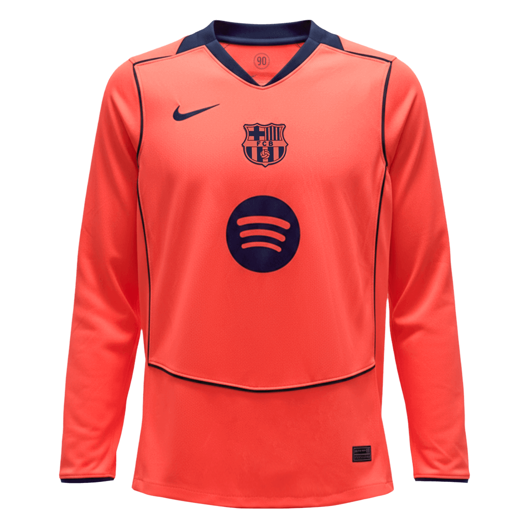 Tricouri Fotbal Barcelona 2025/26 Mânecă Lungă