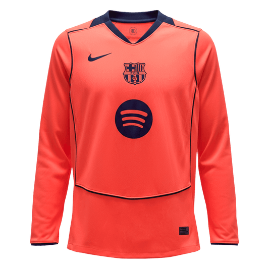 Tricouri Fotbal Barcelona 2025/26 Mânecă Lungă