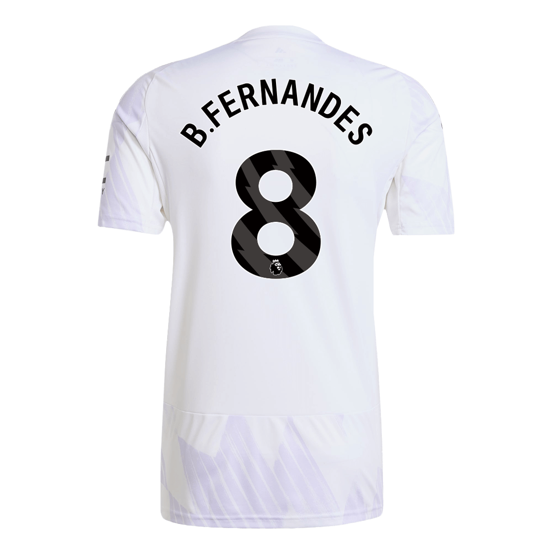 Tricouri Fotbal Manchester United B.FERNANDES #8 Deplasare 2025/26