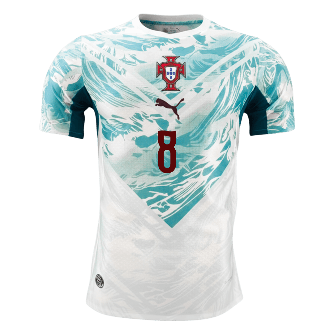 Tricouri Fotbal Portugalia B.FERNANDES #8 Deplasare Cupa Mondială 2026 Authentic