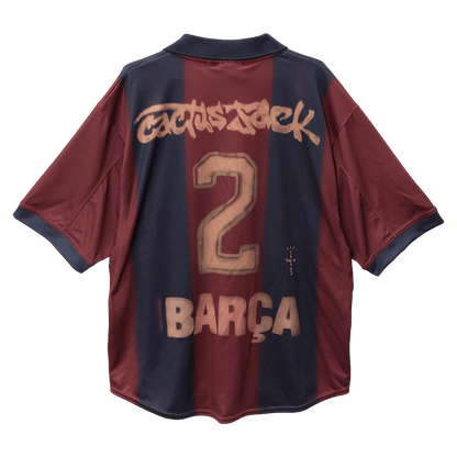Tricouri Fotbal Vintage Barcelona X CJ Acasă 2000/01