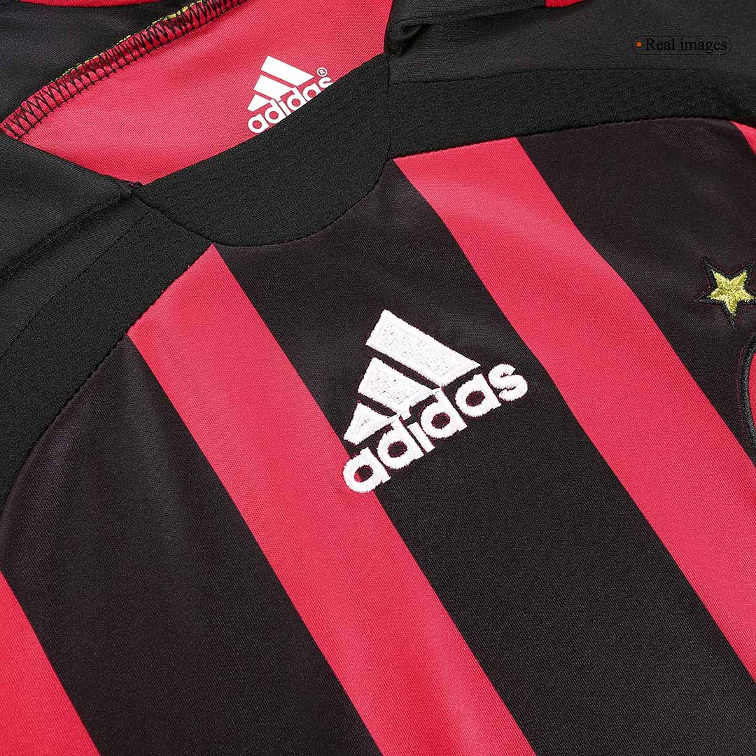 Tricouri Fotbal Vintage AC Milan RONALDO #99 Acasă 2006/07 Mânecă Lungă
