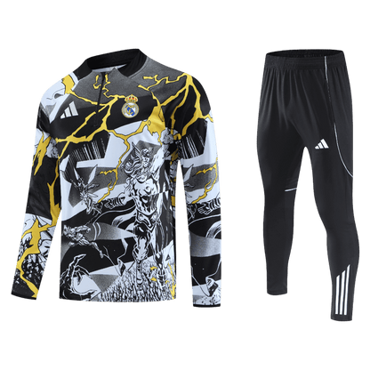Set Bluză Real Madrid 2025/26 Pentru Copii - Black