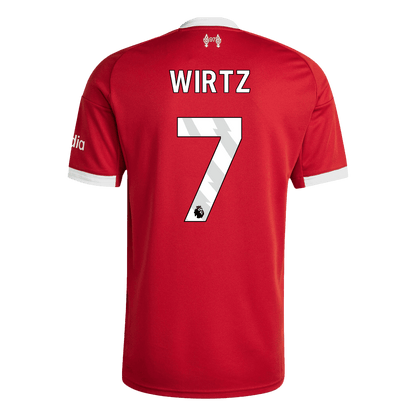 Tricouri Fotbal Liverpool WIRTZ #7 Acasă 2025/26